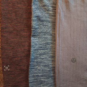 3 Lululemon Mens Short Sleeve Shirts Size Large